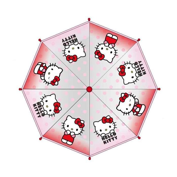 Paraguas manual poe burbuja hello kitty 45 cm