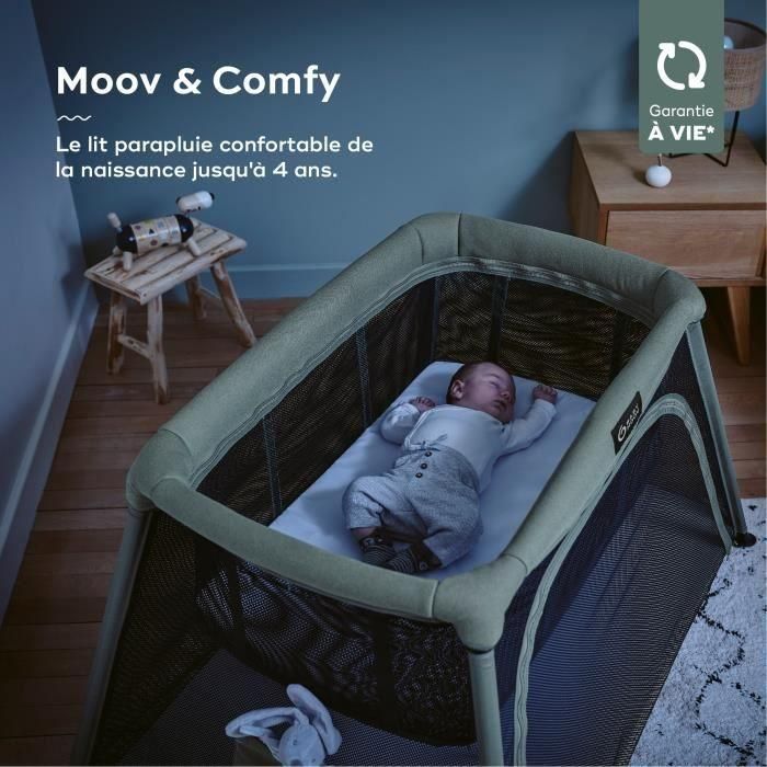 Cuna de viaje Babymoov Moov and Comfy 3 en 1 - Desde el nacimiento hasta los 4 años - Cuna grande Cama supletoria y zona de juegos 1 Cuna de viaje Babymoov Moov and Comfy 3 en 1 - Desde el nacimiento hasta los 4 años - Cuna grande Cama supletoria y zona de juegos 1