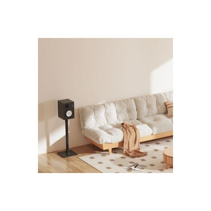 Aisens Soporte de Suelo para Altavoces SPK11U-433, Universal, Carga Máxima 25kg, Acero y Vidrio 3