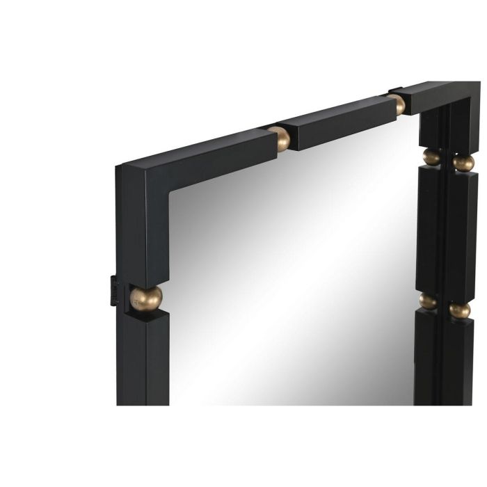 Espejo de pared Home ESPRIT Negro Dorado 64,5 x 5 x 96,5 cm 2 Espejo de pared Home ESPRIT Negro Dorado 64,5 x 5 x 96,5 cm 2