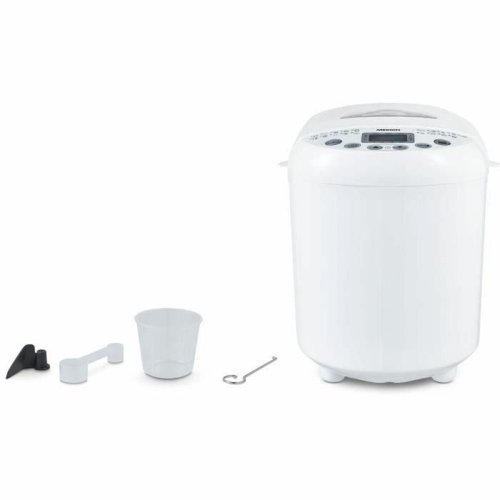 Medion 50073723 Máquina de Hacer Pan, 550 W, 19 Programas, Hublot, Blanco 2