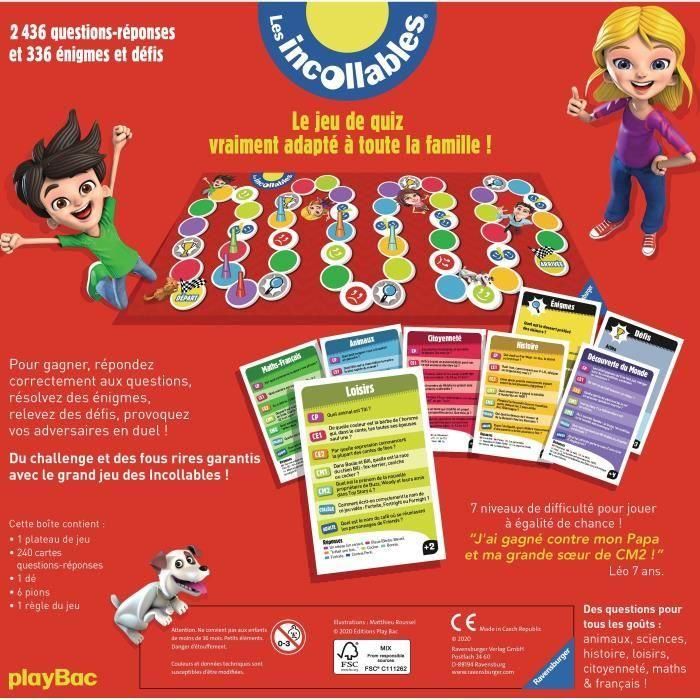 RAVENSBURGER - El gran juego familiar de los Incollables 4 RAVENSBURGER - El gran juego familiar de los Incollables 4