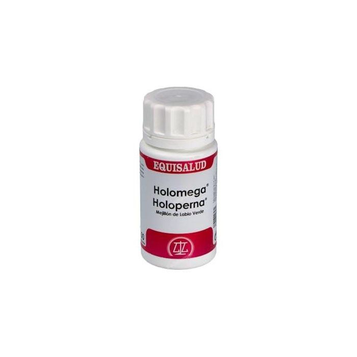Holoperna Mejillón de Labio Verde 50 cápsulas. Omega 3, EPA y DHA. Salud corazón, cerebro y visión
