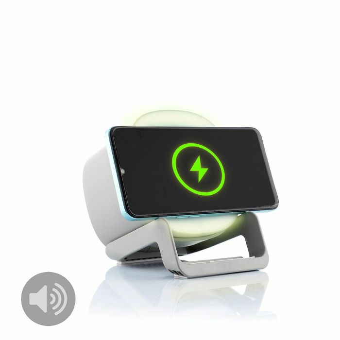 Altavoz Cargador Inalámbrico con LED Souwis InnovaGoods 4 Altavoz Cargador Inalámbrico con LED Souwis InnovaGoods 4