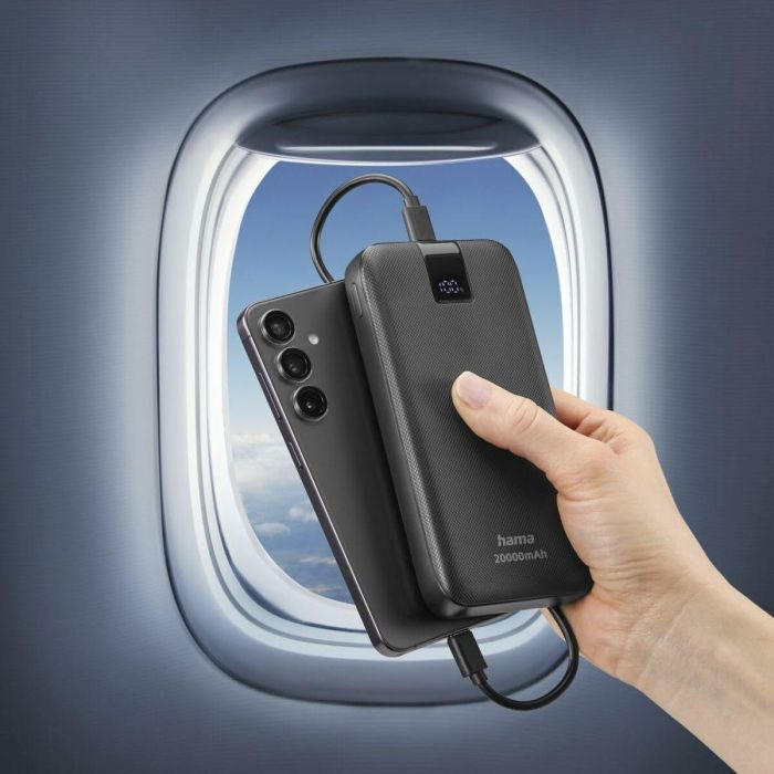 Batería para Portátil Hama 00201719 Antracita 20000 mAh 4 Batería para Portátil Hama 00201719 Antracita 20000 mAh 4