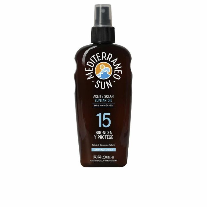 Protector Solar Suntan Oil Dark Tanning Mediterraneo Sun 2