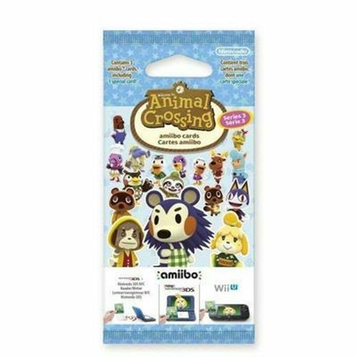 Nintendo Pack de 3 Tarjetas Animal Crossing Series 3 (1 Tarjeta Especial, 2 Estándar)