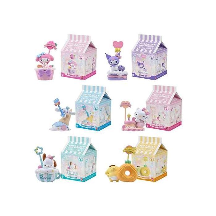 Yume Figura Coleccionable Hello Kitty & Friends Party Time, 9x9x14 cm, Español, Modelos Surtidos 1