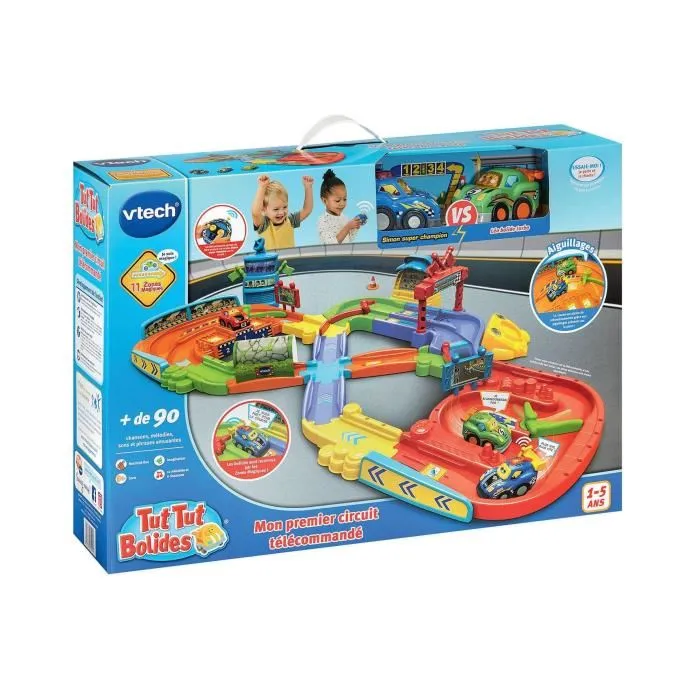 Vtech Mi Primer Circuito Controlado A Distancia VTE3417765700057 con Simon Super Champion y Leo Bolide Turbo - Idioma Francés 4