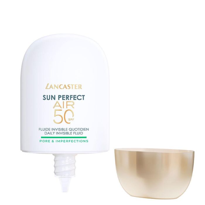 LANCASTER Sun Perfect Air Pores Fluido Invisible Facial Diario SPF50 40 ml - Protección Solar UV, Piel Radiante, Control de Poros y Brillo 2