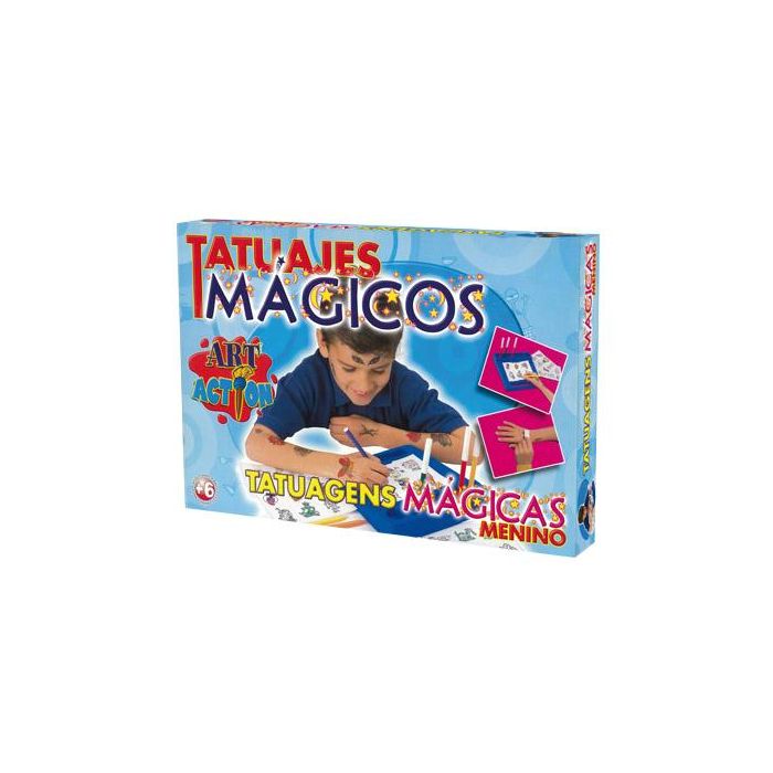 Juego De Mesa Falomir Tatuajes Magicos Infantil