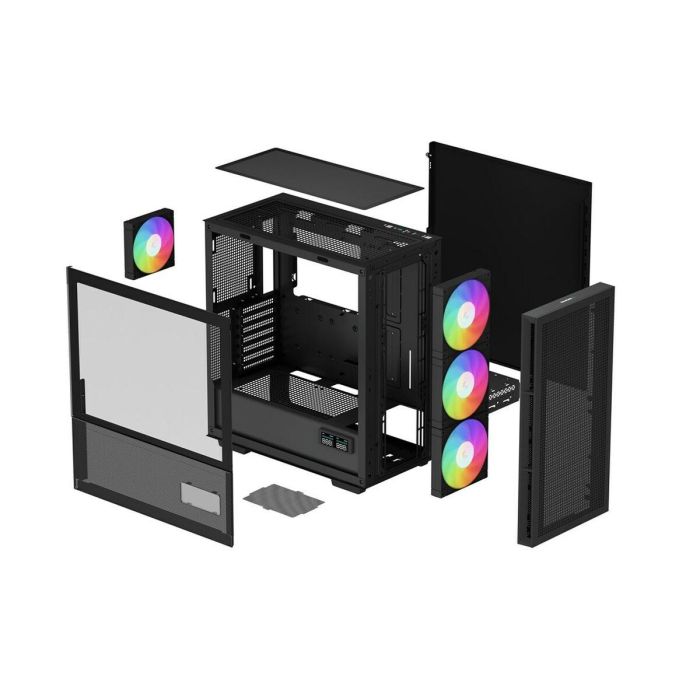 Caja de PC - DEEPCOOL - CH560 Digital (Negro) - Torre media - Formato ATX - 3x140mm A-RGB + 1x120mm A-RGB 6