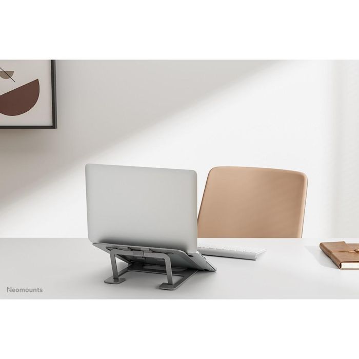 Neomounts NSLS085GREY Soporte para portátil 10-17" Gris de Aluminio, Plegable y Compacto, Universal hasta 5kg 6 Neomounts NSLS085GREY Soporte para portátil 10-17" Gris de Aluminio, Plegable y Compacto, Universal hasta 5kg 6