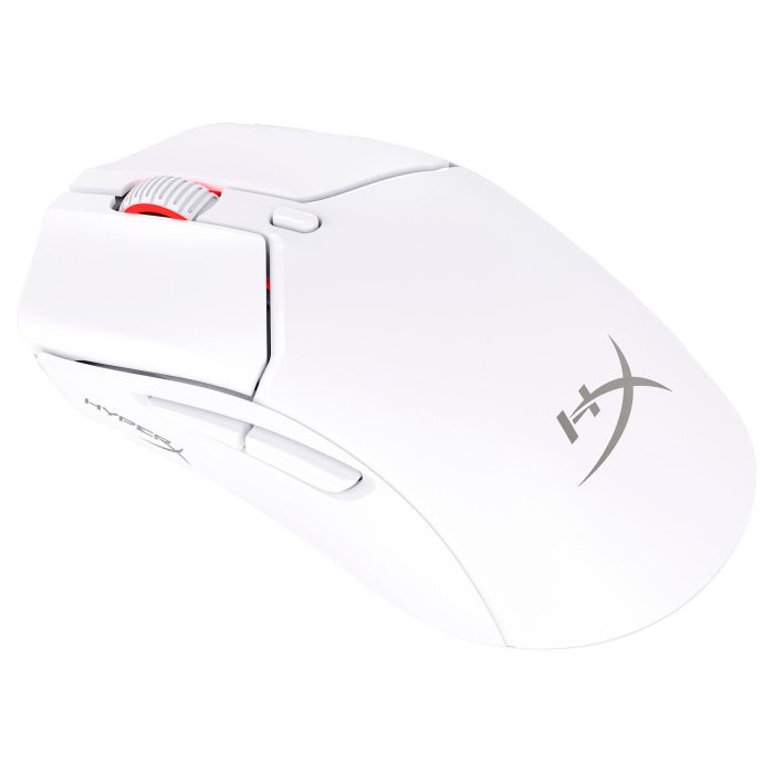 HyperX 7D389AA Ratón Gaming Inalámbrico Pulsefire Haste 2 Mini Blanco Ultraligero 60g Conexión Dual 2.4GHz/Bluetooth Sensor 26K PPP hasta 26000