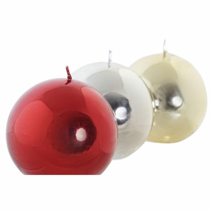 Vela Navidad Tradicional DKD Home Decor 9 x 9 x 9 cm (3 Unidades) 1 Vela Navidad Tradicional DKD Home Decor 9 x 9 x 9 cm (3 Unidades) 1