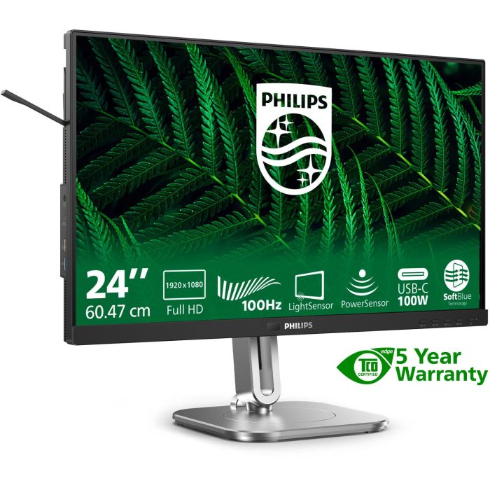 Philips 24B2G5301 Monitor 23.8 Pulgadas Full HD IPS HDMI DP USB-C 100W Negro 8