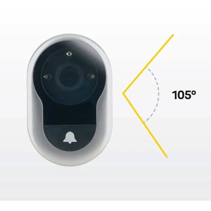 Yale Smart Living DDV4500 Mirilla Digital Grabador 4 Pantallas LCD Espesor Puerta 38-110 mm Ángulo Visión 105° 4 Yale Smart Living DDV4500 Mirilla Digital Grabador 4 Pantallas LCD Espesor Puerta 38-110 mm Ángulo Visión 105° 4