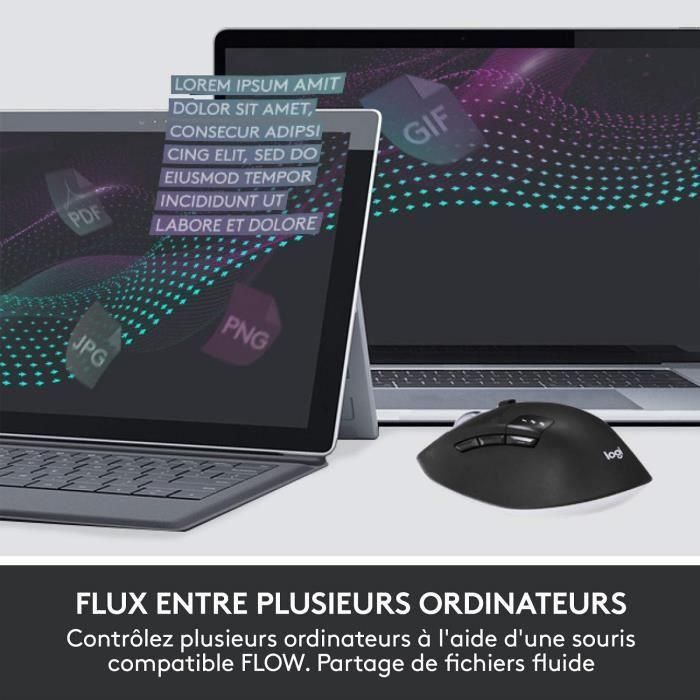 Logitech MK850 Teclado y Ratón Inalámbrico Performance Combo, Confort Ergonómico con Reposamuñecas Acolchado, Multipareja 3 Dispositivos 5
