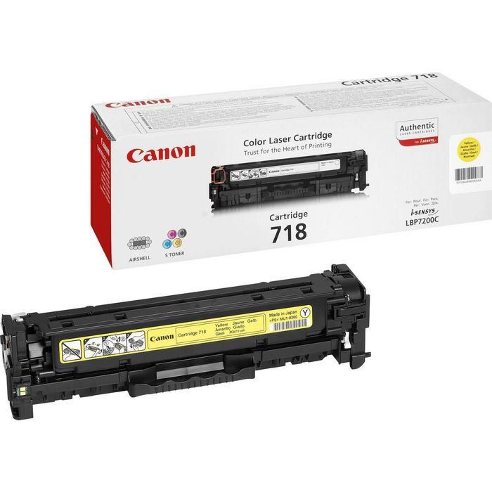 Canon LBP 7200Cdn Toner Cartridge 718 - Yellow Canon LBP 7200Cdn Toner Cartridge 718 - Yellow