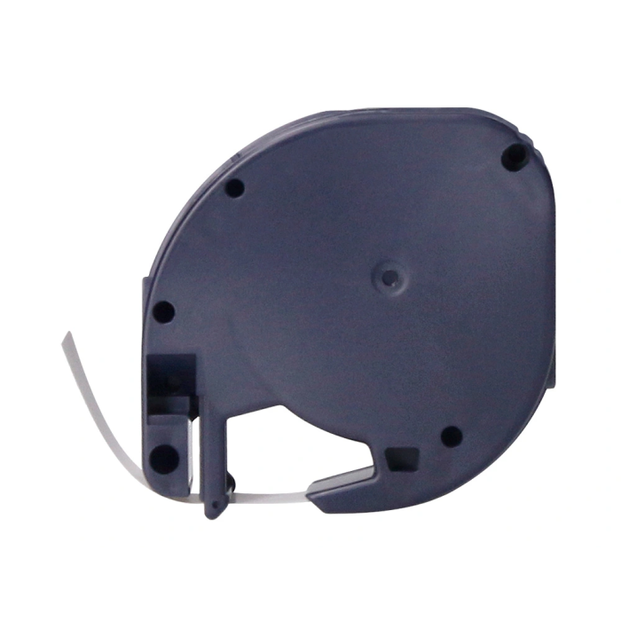 Q-connect Cinta para Rotuladora Letratag 12mm x 4mt Negro-Blanco Consumible Oficina Hogar Escuela 4