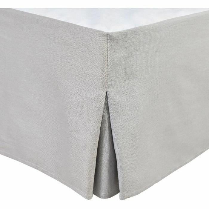 Home Linge Passion HOM1733767591964 Funda de somier 180 x 200 cm + 30 cm Gris claro