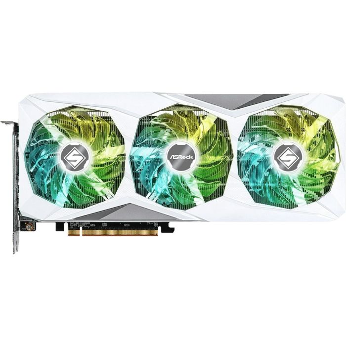 ASRock Radeon RX 7600 8GB GDDR6 Steel Legend OC white con 3 ventiladores