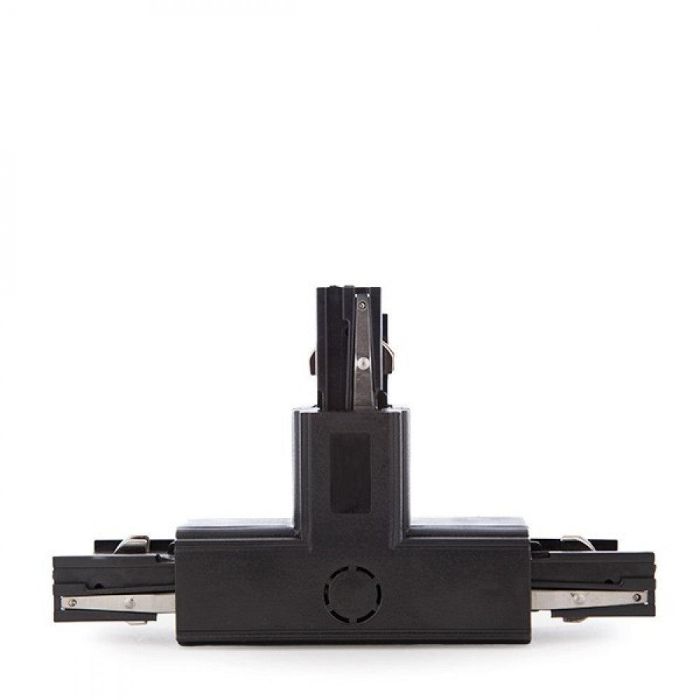 Conector T Carril Trifásico Negro 1 Conector T Carril Trifásico Negro 1