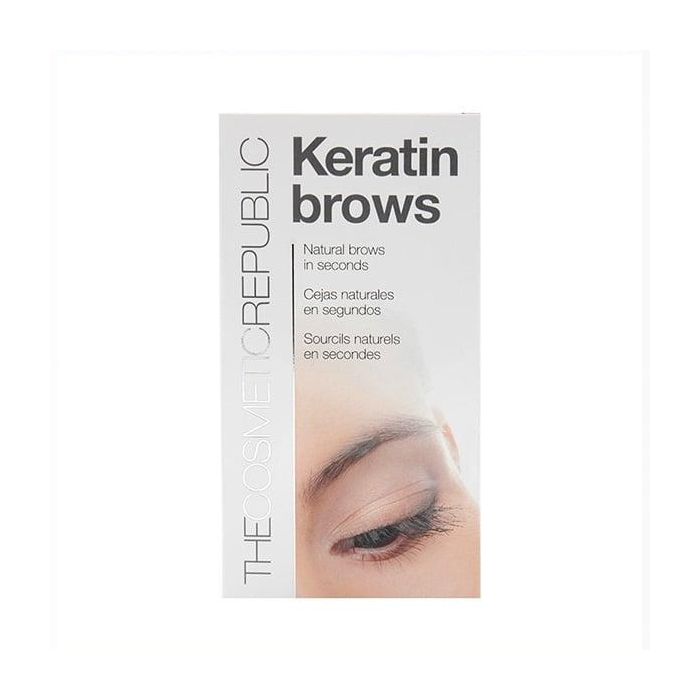 The Cosmetic Republic Kit de Cejas de Keratina Castaño Oscuro - Cejas Naturales en Segundos