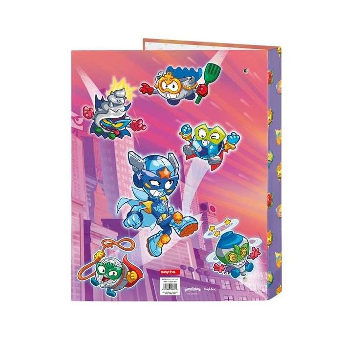 Carpeta Carton Folio 4 Anillas Mixtas Safta Superthings Guardians Of Kazoom 265x40x330 mm 1 Carpeta Carton Folio 4 Anillas Mixtas Safta Superthings Guardians Of Kazoom 265x40x330 mm 1