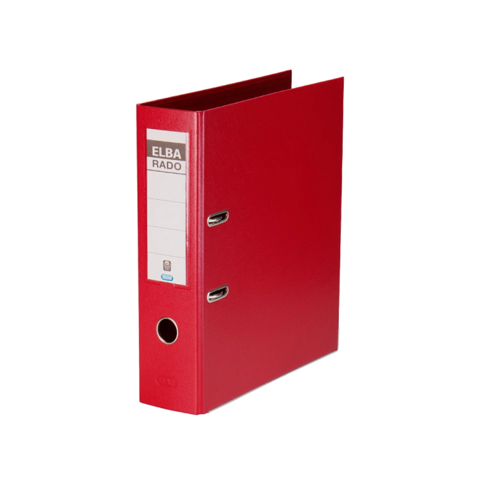 Elba Archivador de Palanca Rado Plast DIN A4 Rojo Lomo 80 mm Carton Forrado 1 Elba Archivador de Palanca Rado Plast DIN A4 Rojo Lomo 80 mm Carton Forrado 1