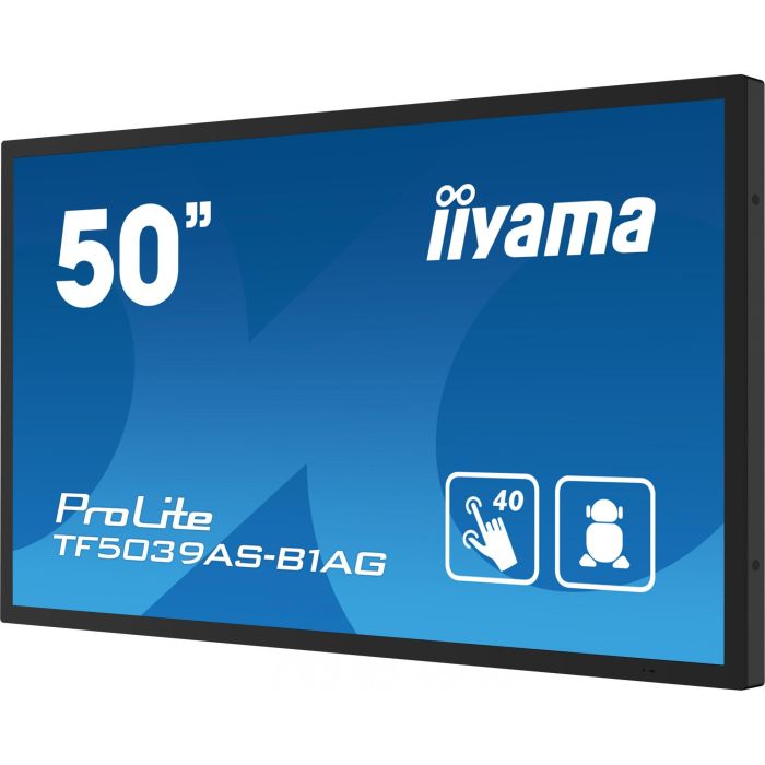 IIYAMA TF5039AS-B1AG Pantalla Táctil 49.5" (125.7cm) 4K Ultra HD LED 24/7 para Señalización Digital 10 IIYAMA TF5039AS-B1AG Pantalla Táctil 49.5" (125.7cm) 4K Ultra HD LED 24/7 para Señalización Digital 10