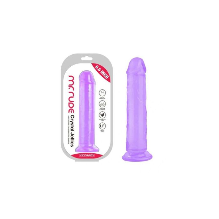 Consolador Realista VSCNOVELTY Morado 21,6 cm 2 Consolador Realista VSCNOVELTY Morado 21,6 cm 2