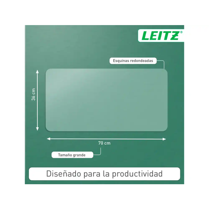 Leitz Alfombrilla de Escritorio Transparente 70x36 cm 2
