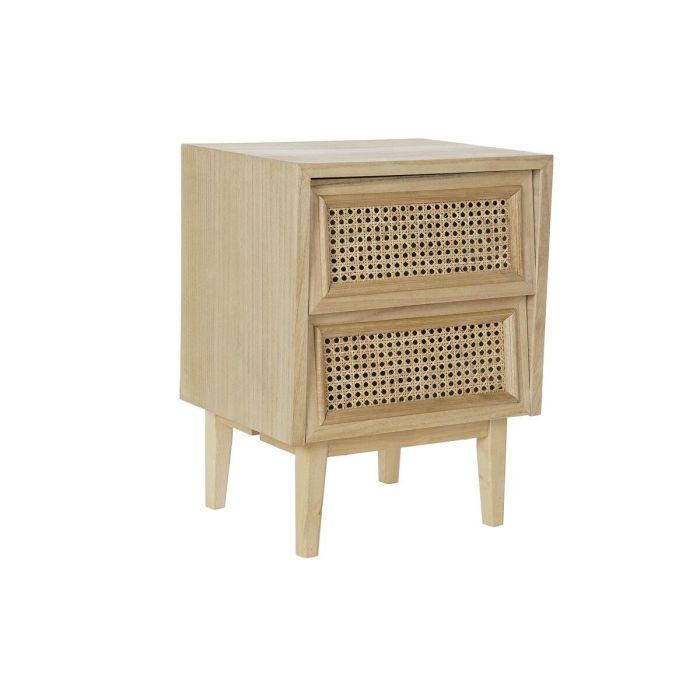 Mesita De Noche Balines DKD Home Decor Natural 33.7 x 56 x 43 cm