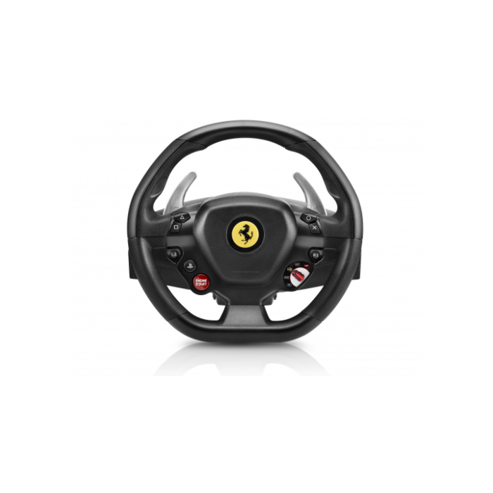 Thrustmaster 4160672 T80 Ferrari 488 GTB Edition Volante + Pedales Digital para PlayStation 4 Negro Alámbrico con 11 Botones 3