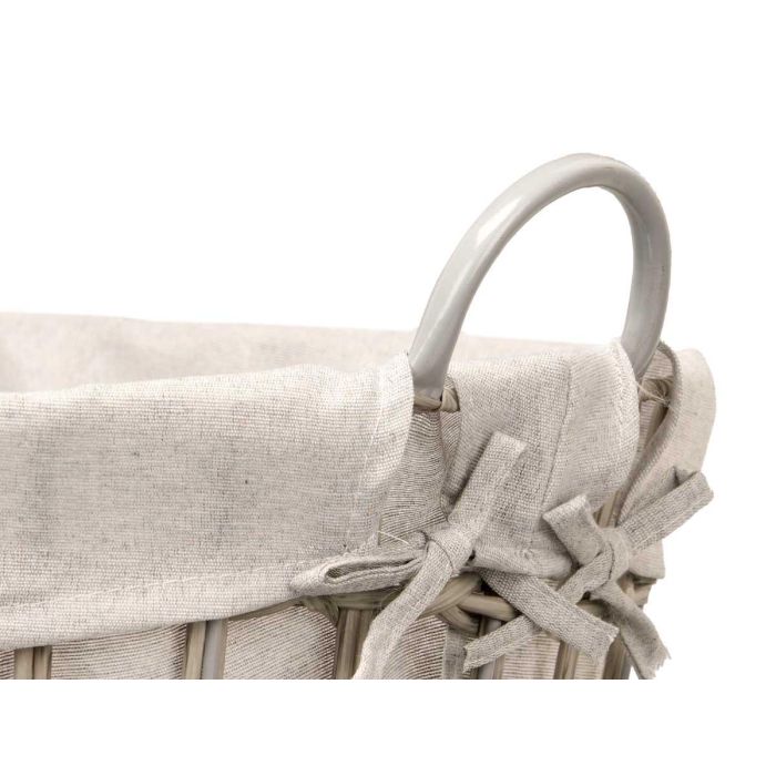 Cesto Ovalado Asas Bajo Gris Kipit 51X41CM (6 Unidades) 3 Cesto Ovalado Asas Bajo Gris Kipit 51X41CM (6 Unidades) 3