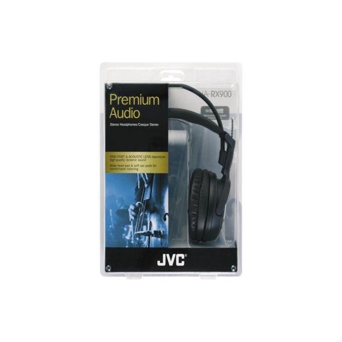 Auriculares JVC HA-RX900/ Jack 3.5/ Negros 1