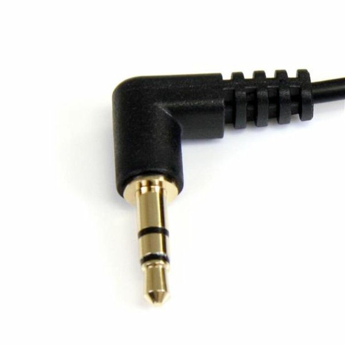 Cable Audio Jack (3,5 mm) Startech MU3MMS2RA 0,9 m Negro 1 Cable Audio Jack (3,5 mm) Startech MU3MMS2RA 0,9 m Negro 1