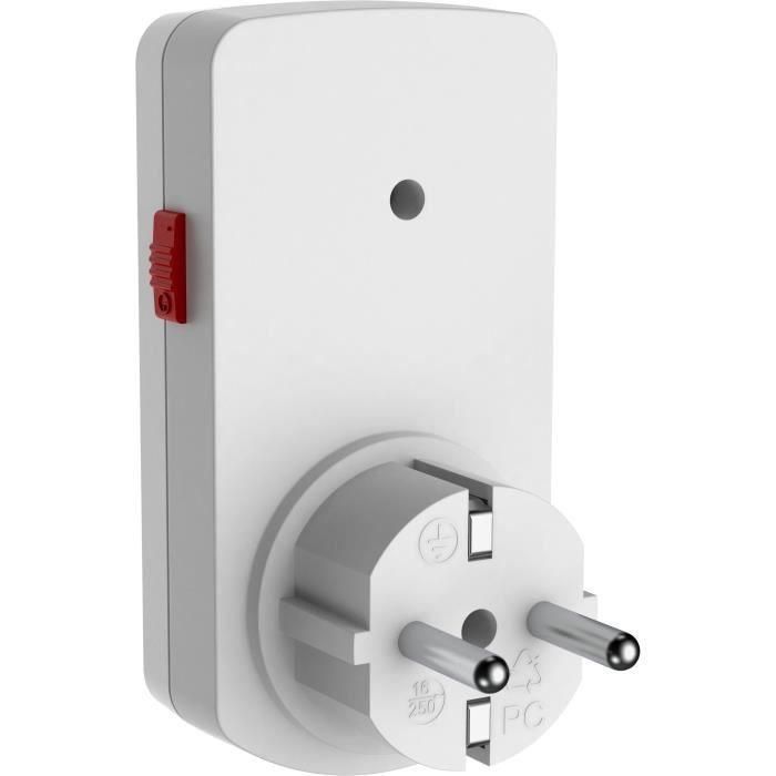 Juego de 2 miniprogramadores mecánicos diarios - GAO - 3680 W - 48 programas - Blanco 5 Juego de 2 miniprogramadores mecánicos diarios - GAO - 3680 W - 48 programas - Blanco 5