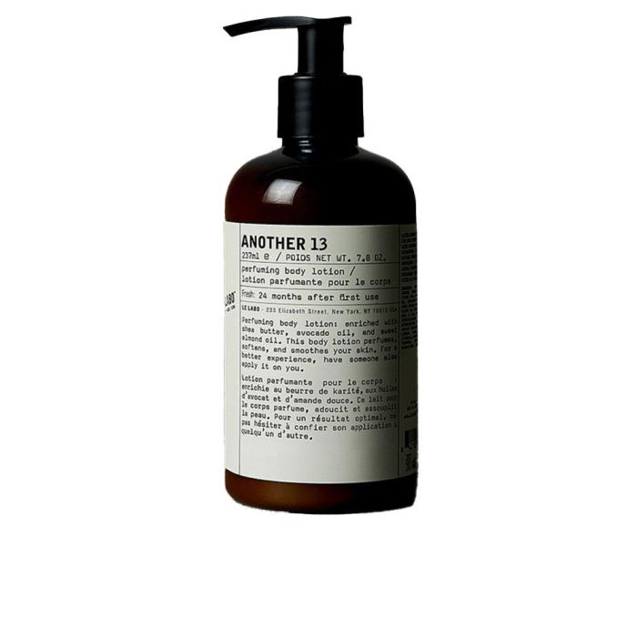 LE LABO ANOTHER 13 Loción Corporal Hidratante con Manteca de Karité, Aguacate y Almendras Dulces, 237 ml