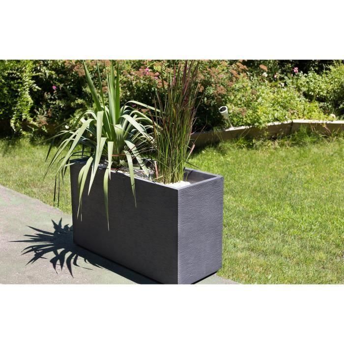 EDA Muret Graphit 99,5x39,5x60cm - Capacidad 116L - Gris antracita 2 EDA Muret Graphit 99,5x39,5x60cm - Capacidad 116L - Gris antracita 2