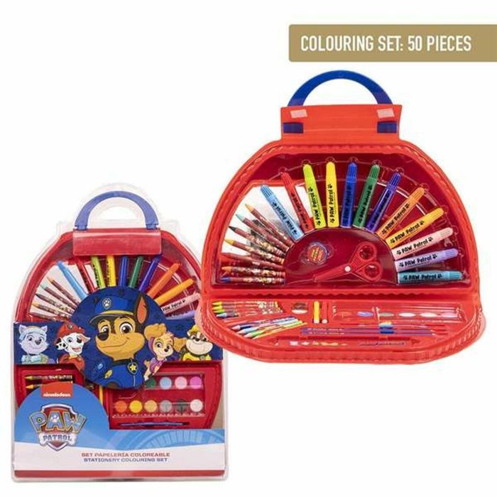 Set papelería coloreable 50 piezas paw patrol Set papelería coloreable 50 piezas paw patrol