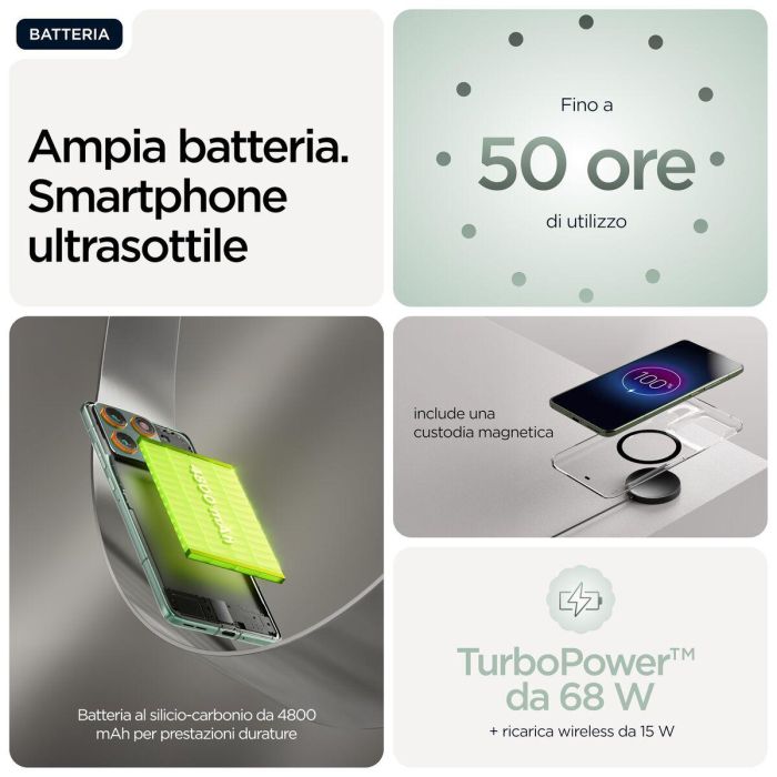 Smartphone Motorola Edge 70 5G 6,67" Octa Core 12 GB RAM 512 GB Verde 6 Smartphone Motorola Edge 70 5G 6,67" Octa Core 12 GB RAM 512 GB Verde 6