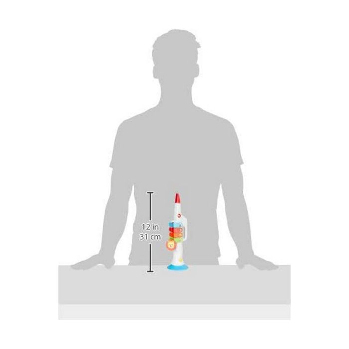 Fisher Price Trompeta 4 Notas Juguete Musical Infantil 9x30 cm 1