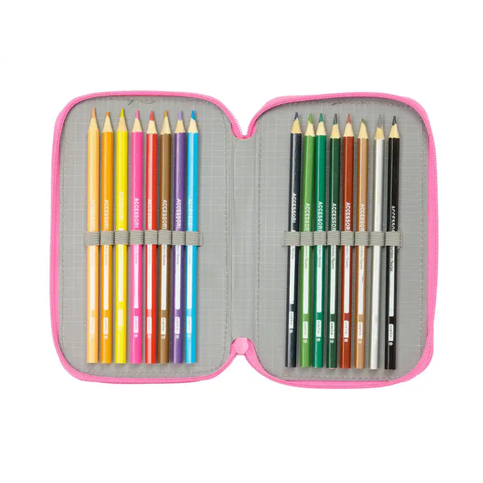 Safta Plumier Triple Gabby's Dollhouse Confetti 37 Piezas 12,5x19,5x5,5 cm 4 Safta Plumier Triple Gabby's Dollhouse Confetti 37 Piezas 12,5x19,5x5,5 cm 4