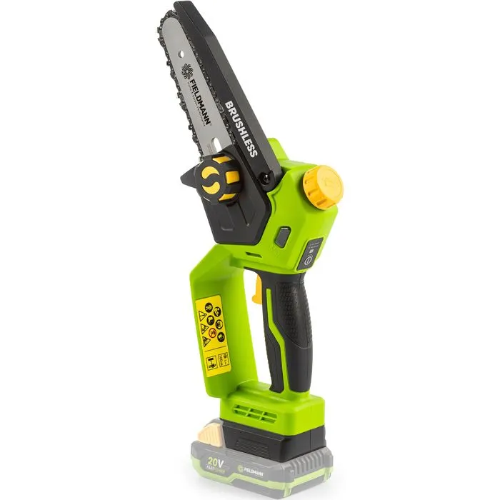 Fieldmann FIE8590669339600 Mini motosierra inalámbrica 20 V 127 mm 11 m/s 3 Fieldmann FIE8590669339600 Mini motosierra inalámbrica 20 V 127 mm 11 m/s 3