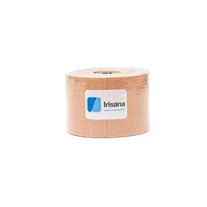IRISANA R05.Bg Kinesiology Tape Neuromuscular de Algodón con Turmalina 5cmx5m Beige Hipoalergénico Resistente al Agua