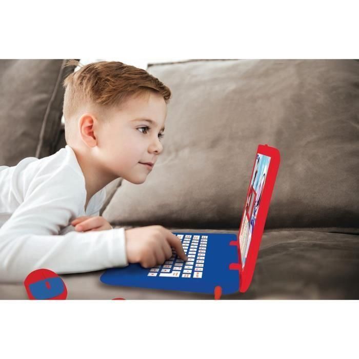Lexibook Ordenador Educativo Spider-Man Bilingüe FR/EN para Niños - 124 Actividades con Teclado y Ratón Realista 3