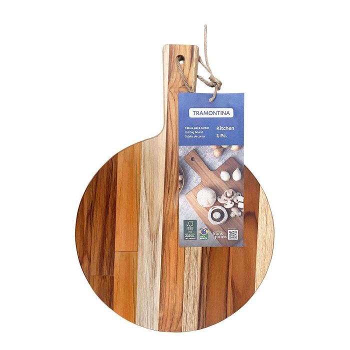 Tramontina Tabla para Pizza Redonda Madera de Teca Ø28 x 1,8 cm 1