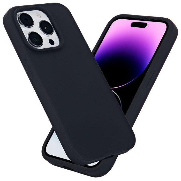 eSTUFF INFINITE RIGA Funda silicona para iPhone 15 Pro Negra - 93% material reciclado - Antigolpes y Anti-arañazos 6 eSTUFF INFINITE RIGA Funda silicona para iPhone 15 Pro Negra - 93% material reciclado - Antigolpes y Anti-arañazos 6